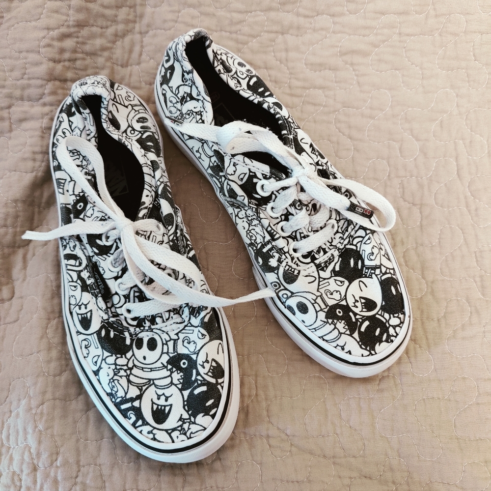 Vans Super Mario Villian shoes